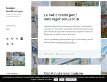 Tablet Screenshot of maison-bioclimatique.info